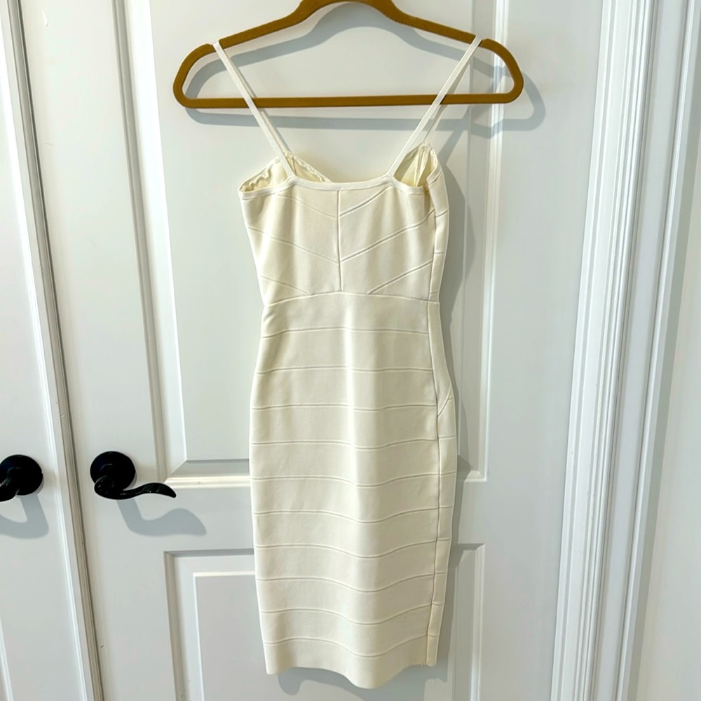 White Mini Dress.